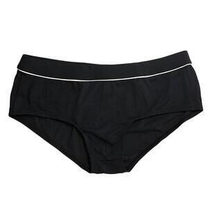 NEW NERO PERLA men's herringbone swim speedo in black